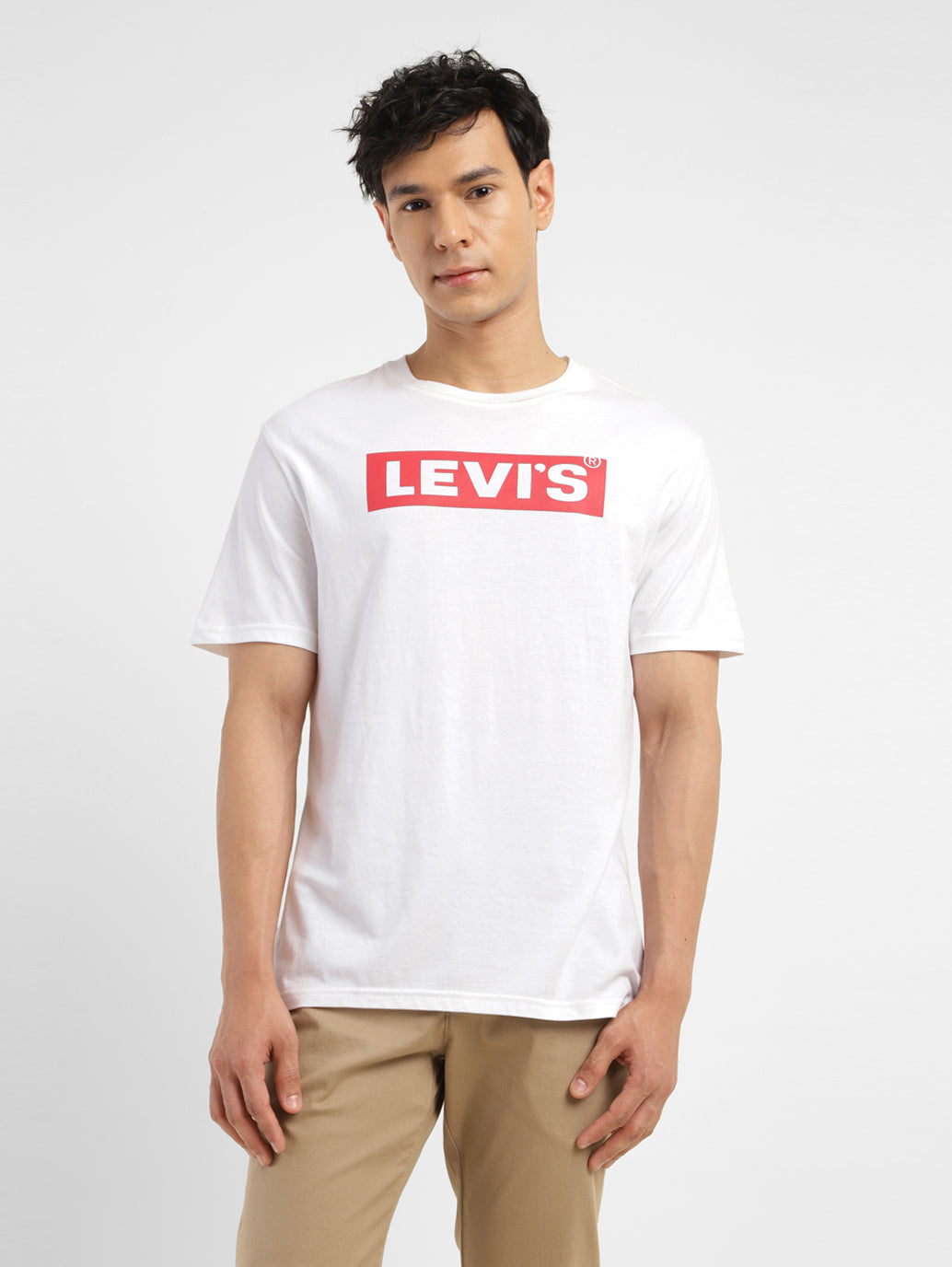 Men's Brand Logo Slim Fit T-Shirt