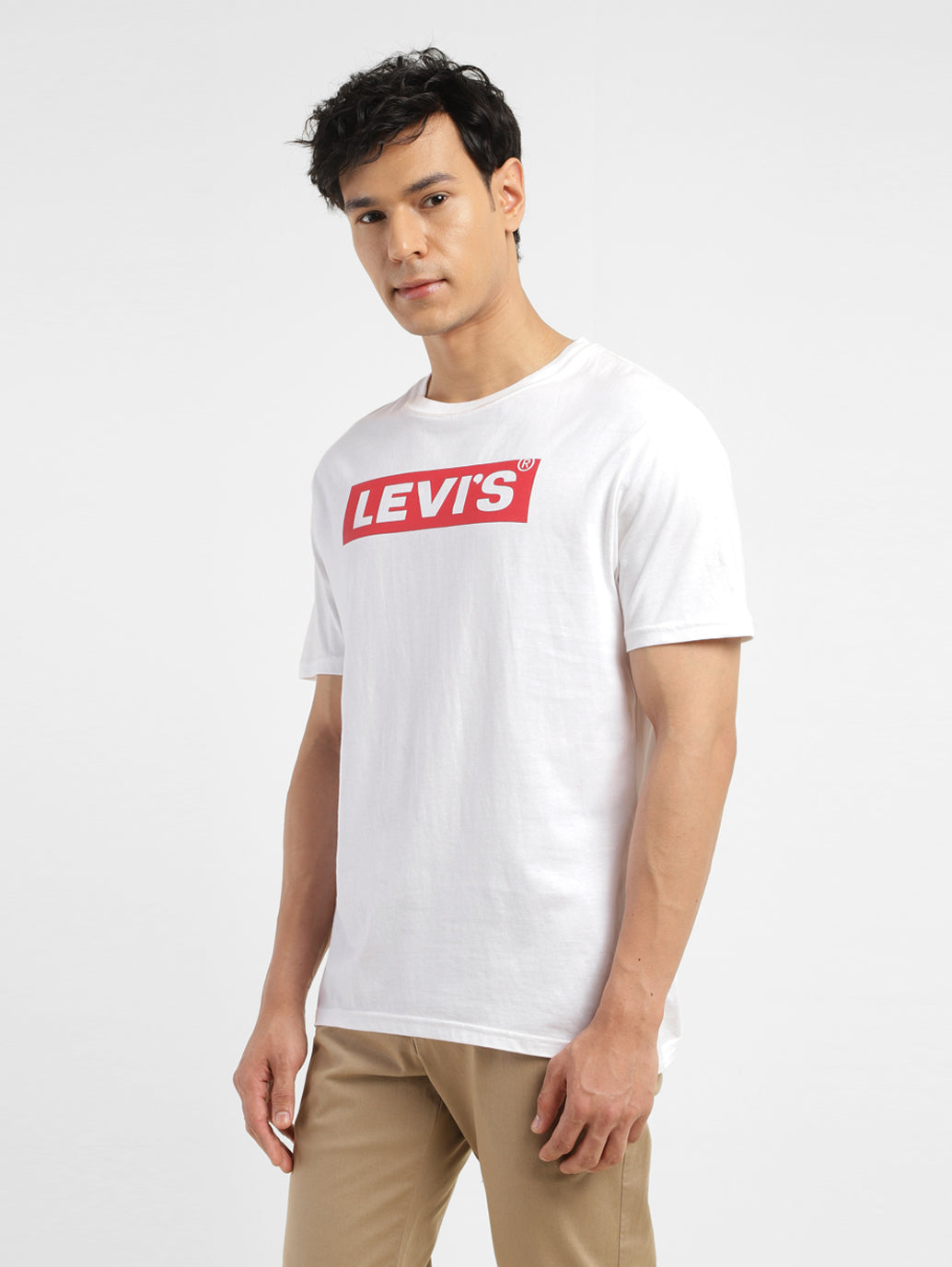 Men's Brand Logo Slim Fit T-Shirt