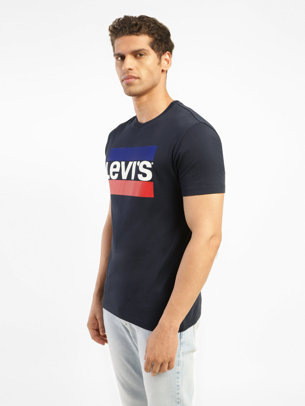 Men's Brand Logo Slim Fit T-Shirt