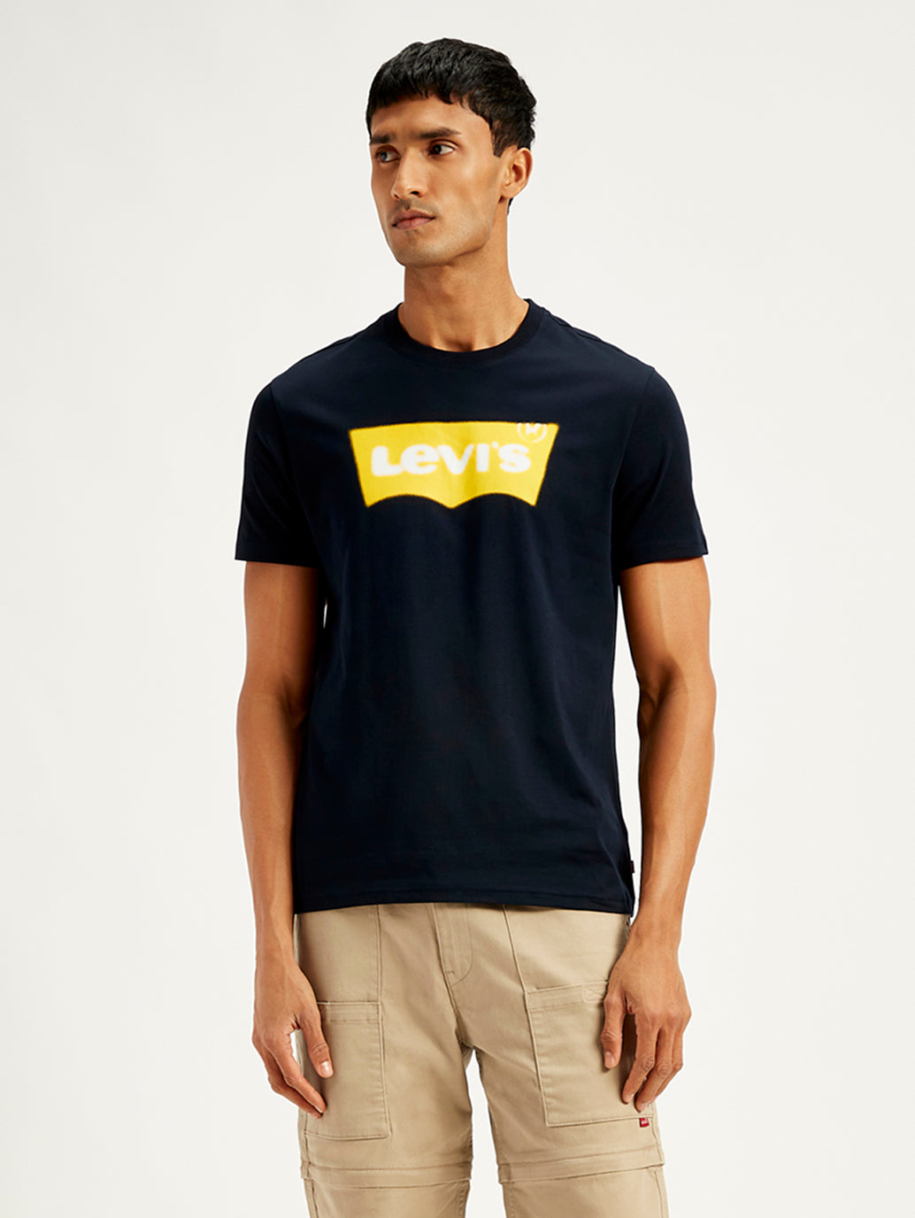 Men's Brand Logo Slim Fit T-Shirt