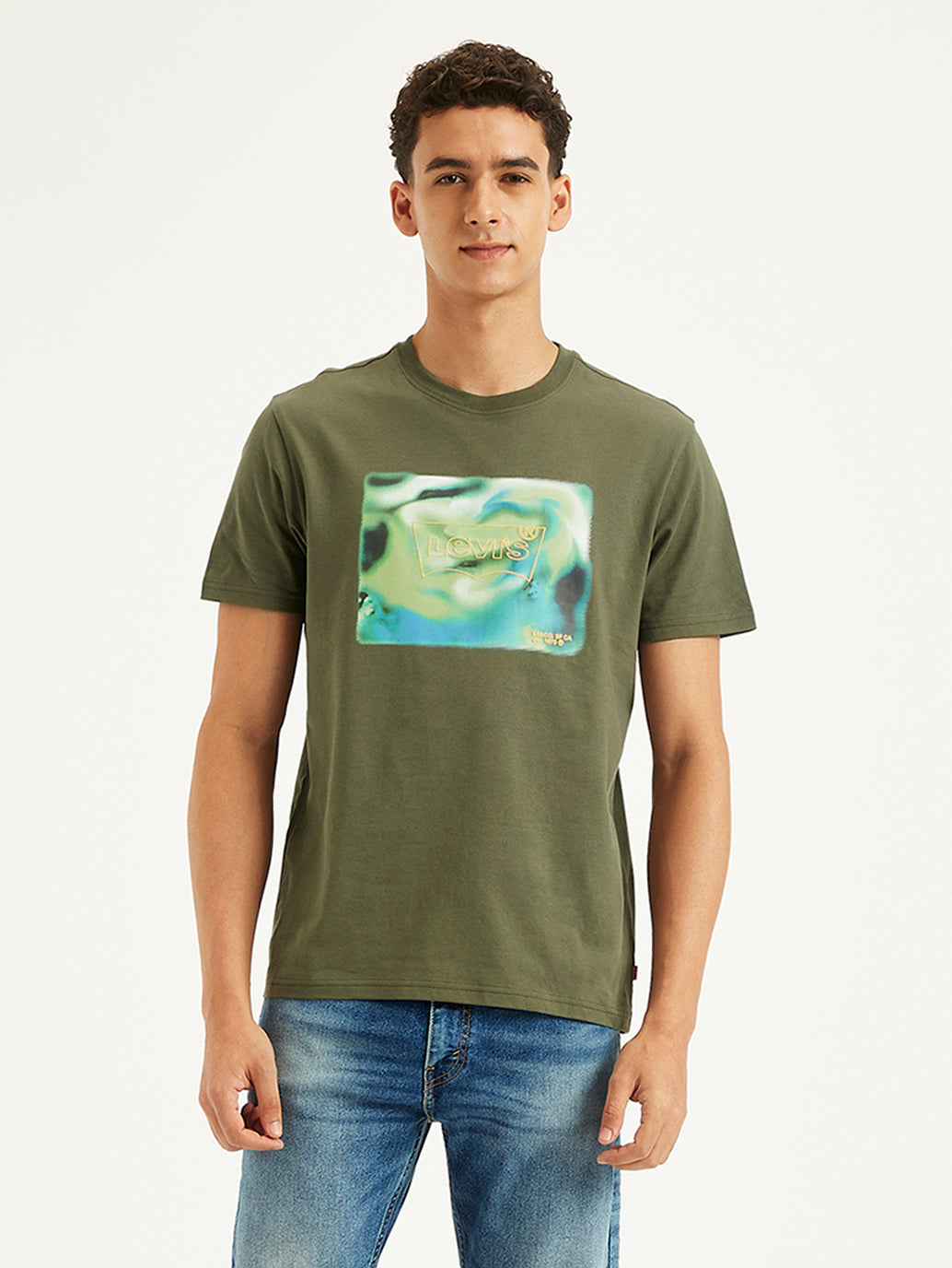 Men's Graphic Print Regular Fit T-Shirt