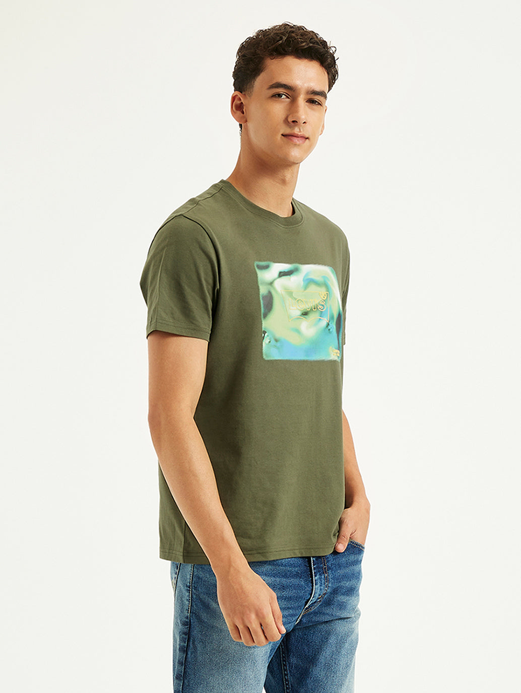 Men's Graphic Print Regular Fit T-Shirt