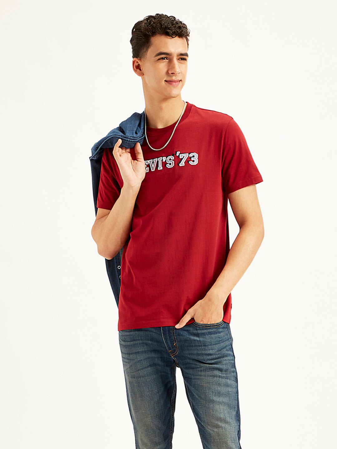 Men's Patchwork Regular Fit T-Shirt