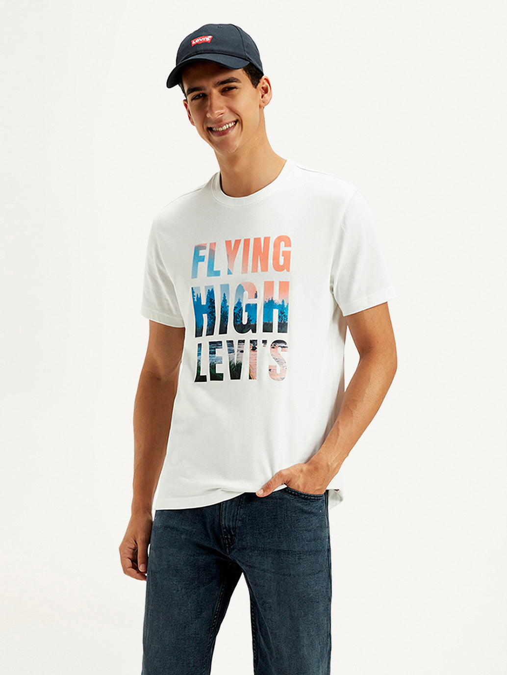 Men's Graphic Print Slim Fit T-Shirt - Styleshot View