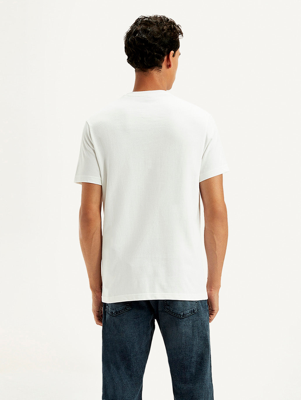 Men's Graphic Print Slim Fit T-Shirt - Back View