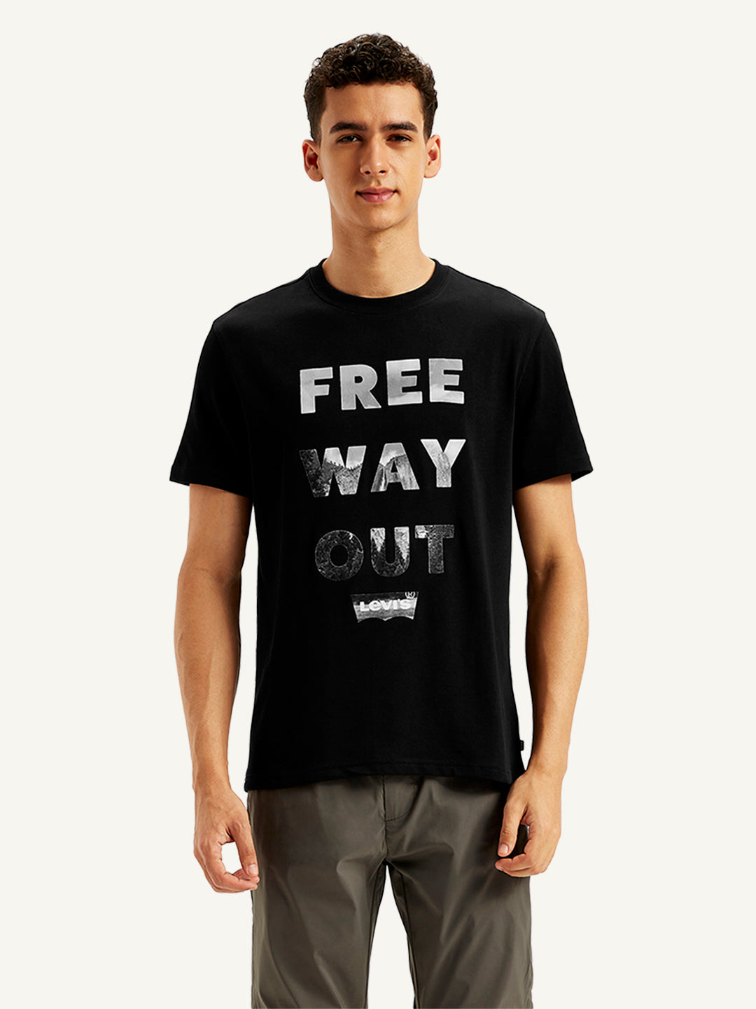 Men's Graphic Print Slim Fit T-Shirt