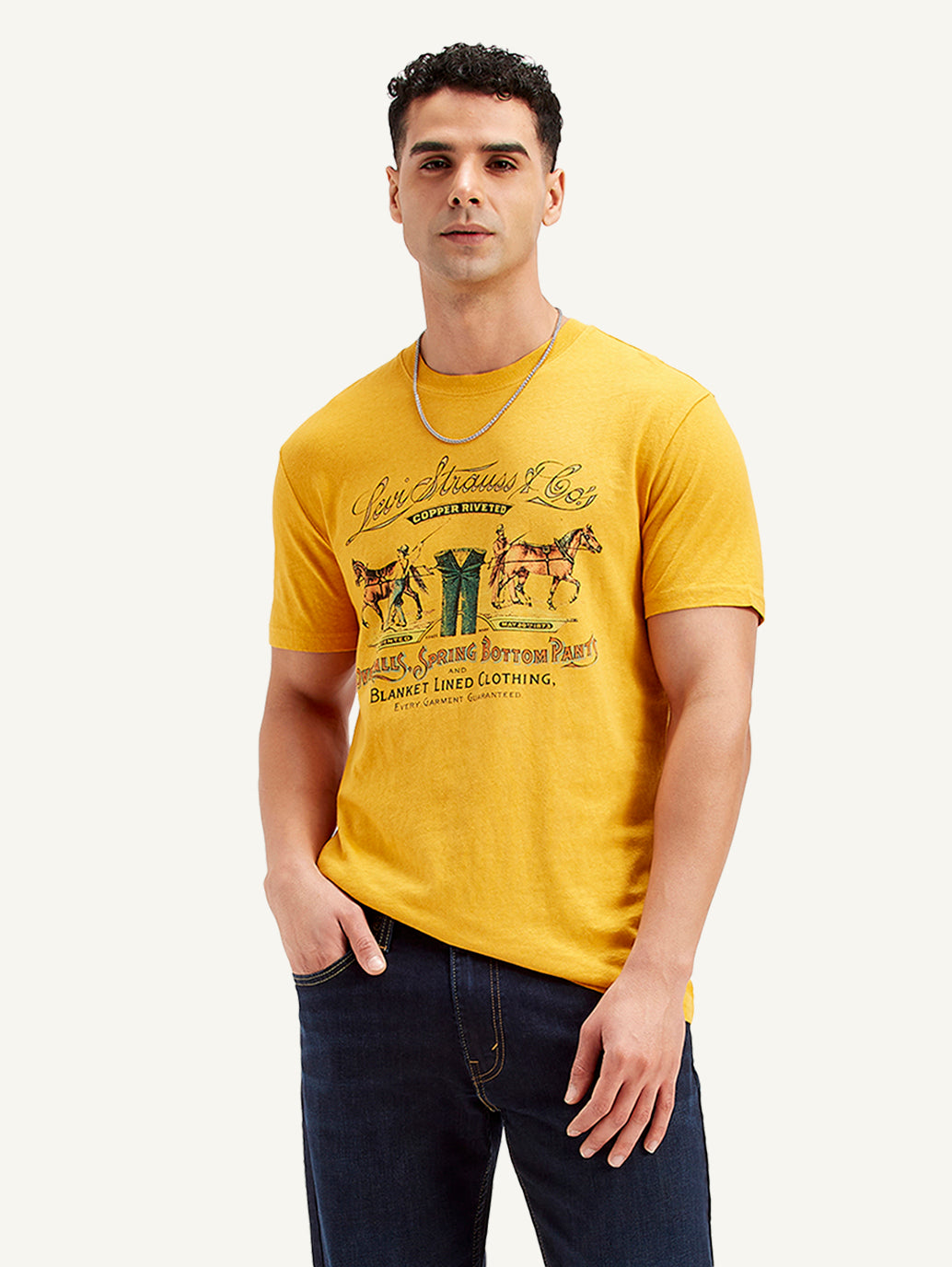 Men's Graphic Print Slim Fit T-shirt