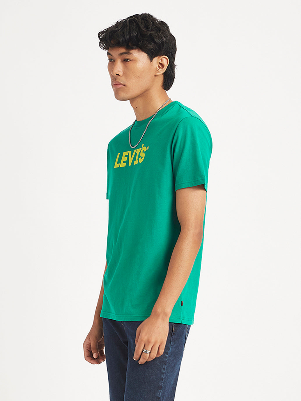 Men's Brand Logo Slim Fit T-Shirt