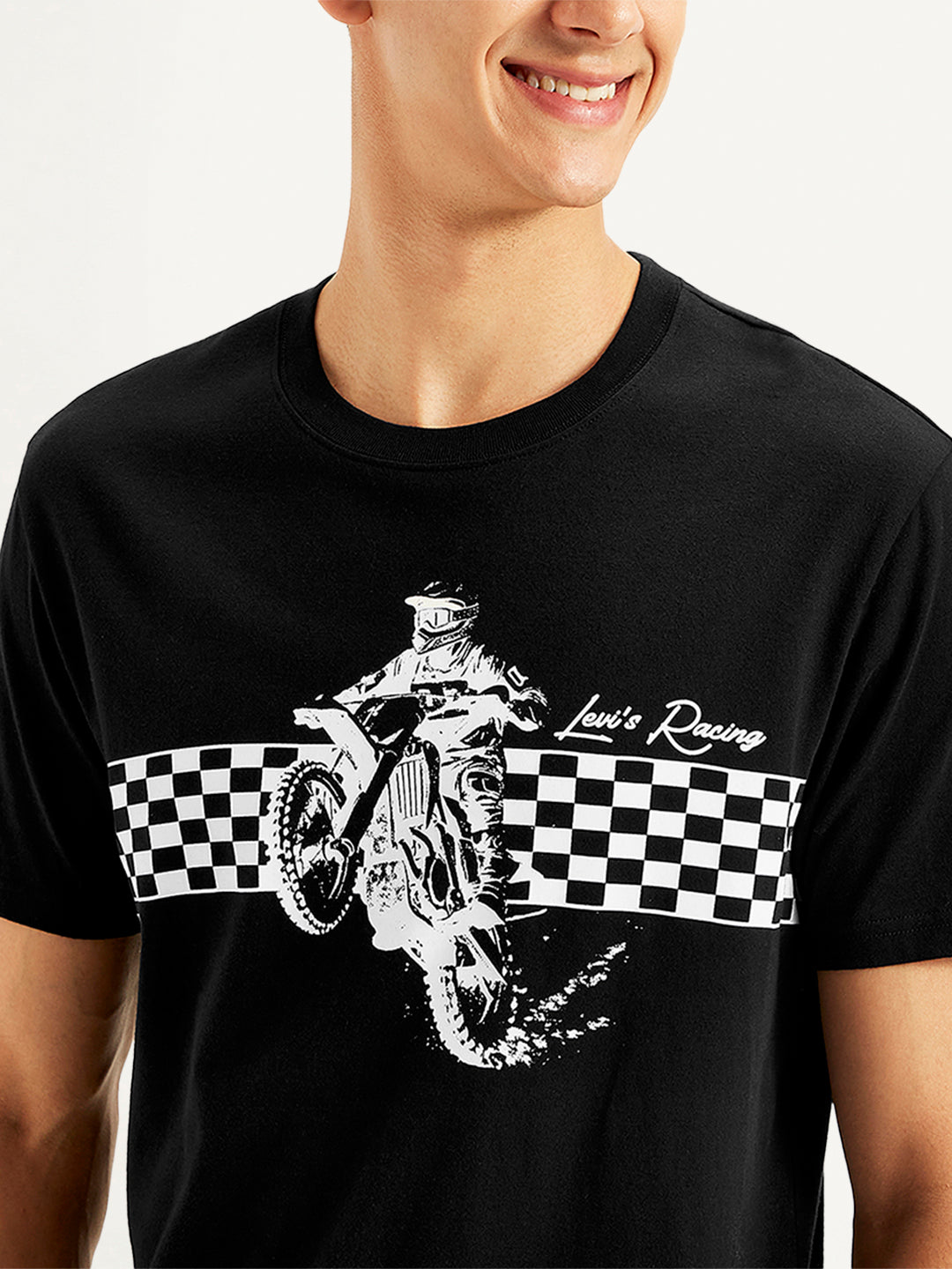 Men's Graphic Print Slim Fit T-Shirt