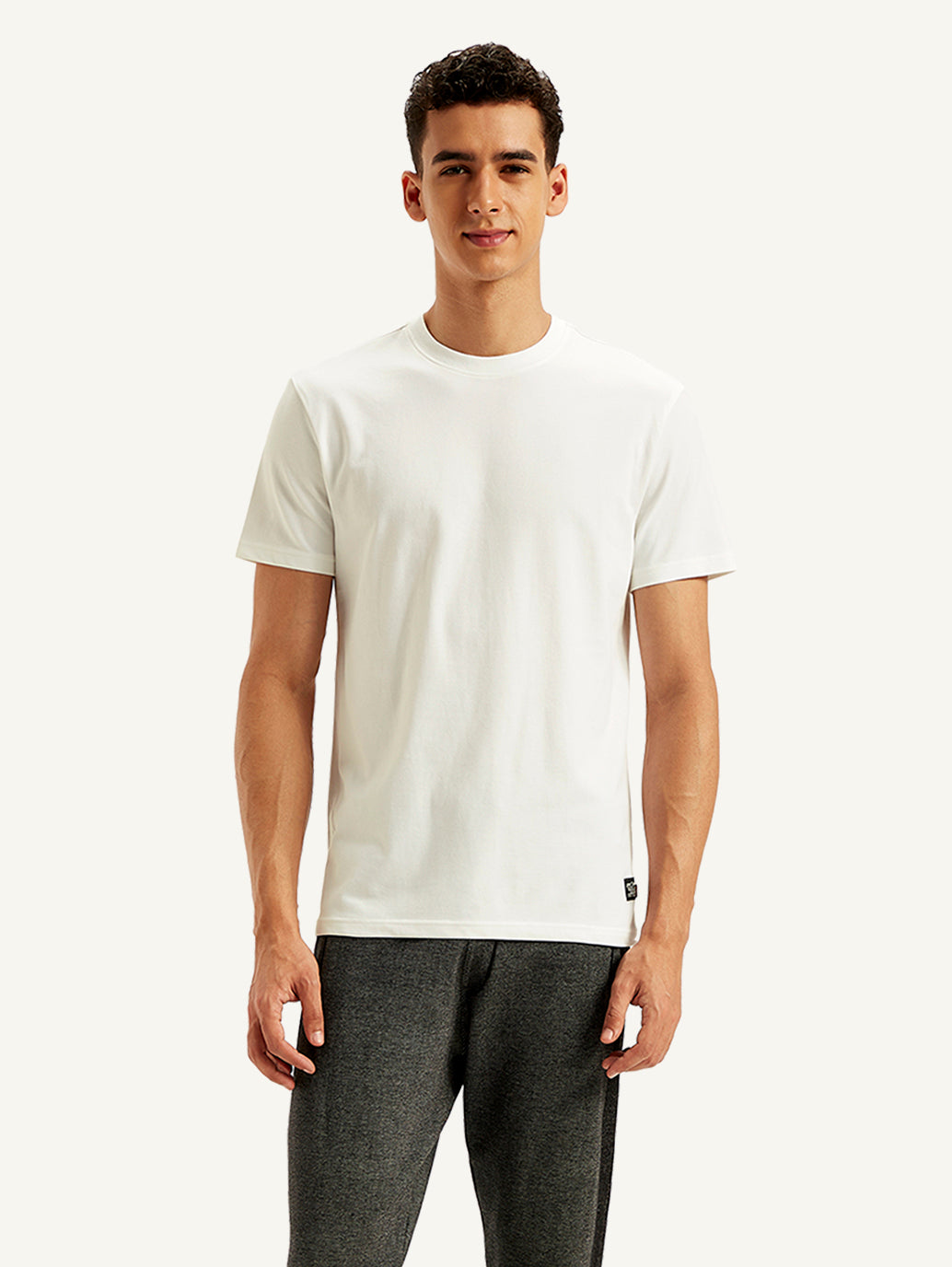 Men's Solid Regular Fit T-Shirt