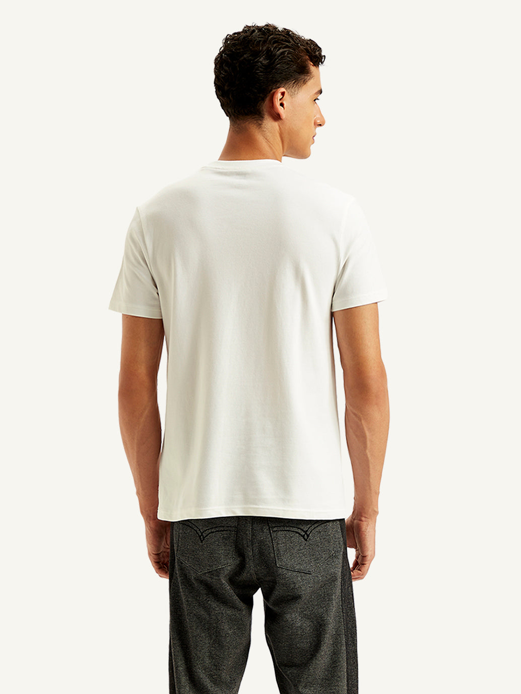 Men's Solid Regular Fit T-Shirt