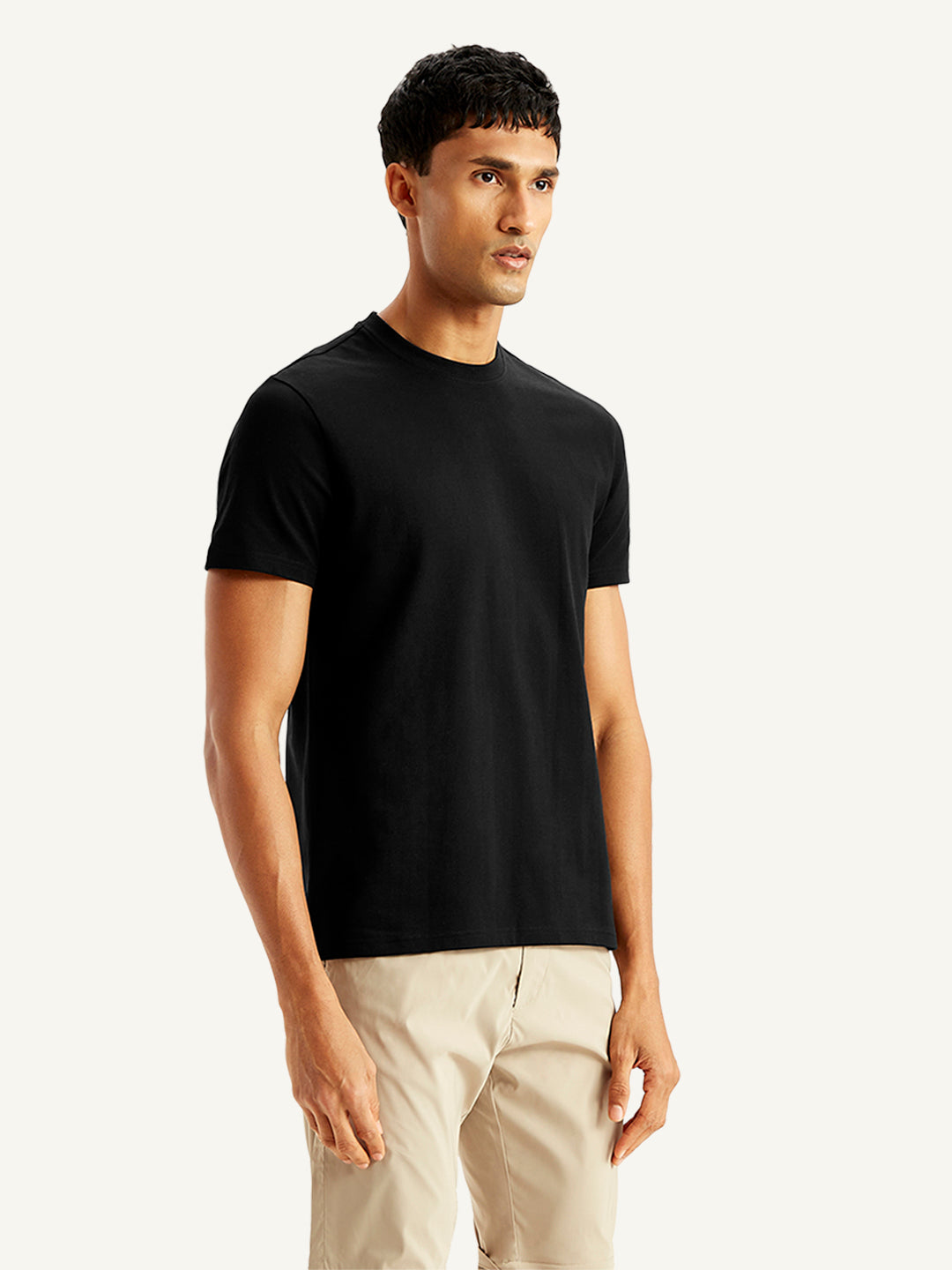 Men's Solid Slim Fit T-Shirt