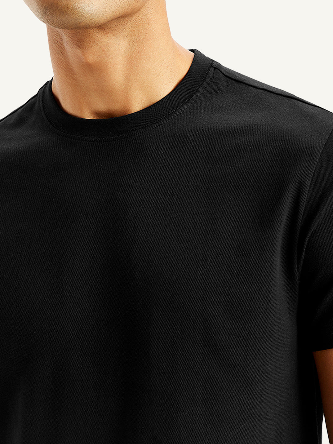 Men's Solid Slim Fit T-Shirt