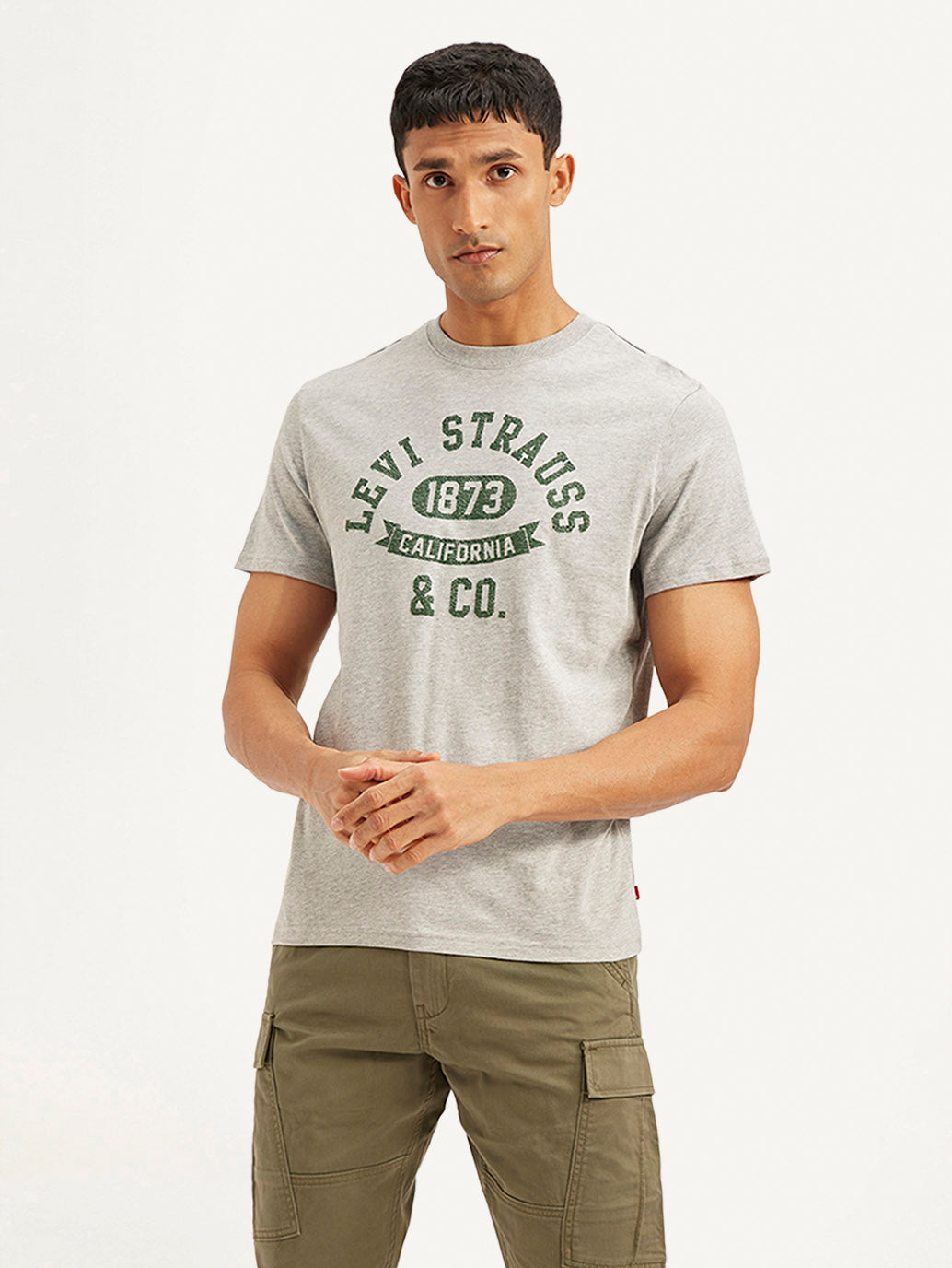 Men's Typographic Print Slim Fit T-Shirt