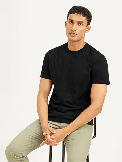 Men's Solid Slim Fit T-shirt