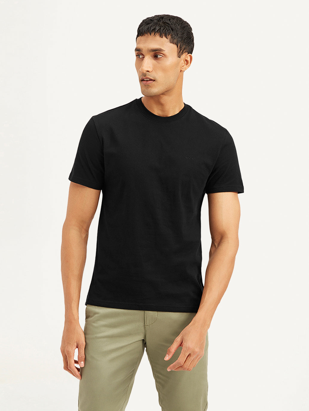 Men's Solid Slim Fit T-shirt - Main Image