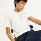 Men's Solid Slim Fit T-shirt - Elevated View