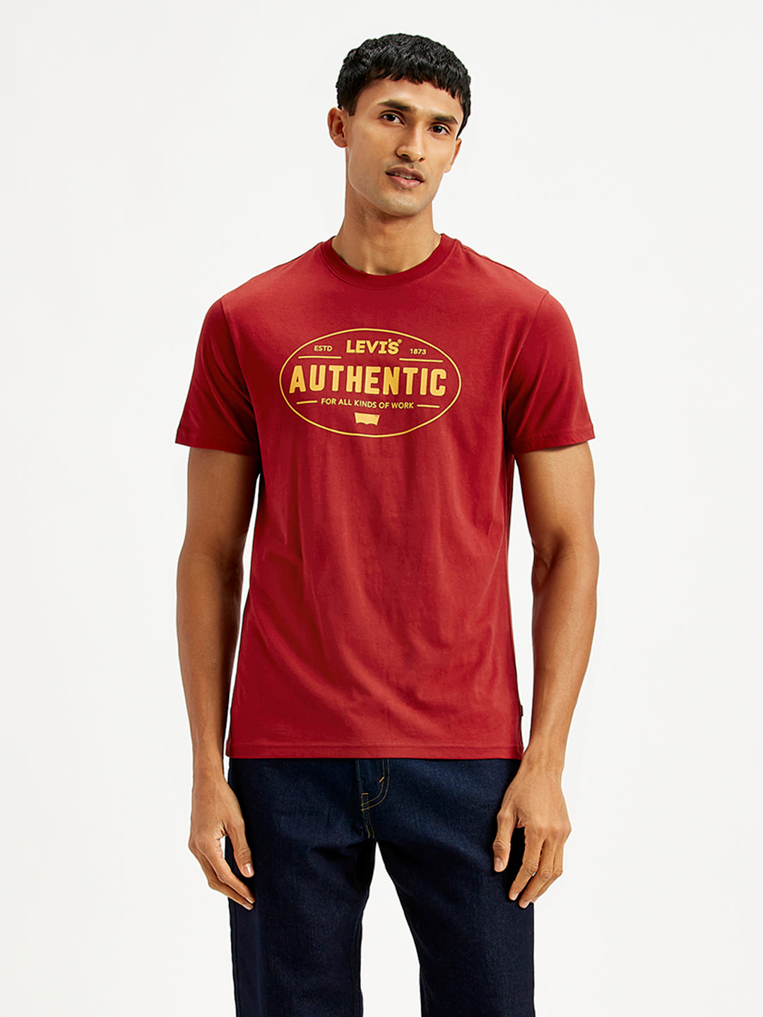 Men's Solid Slim Fit T-shirt