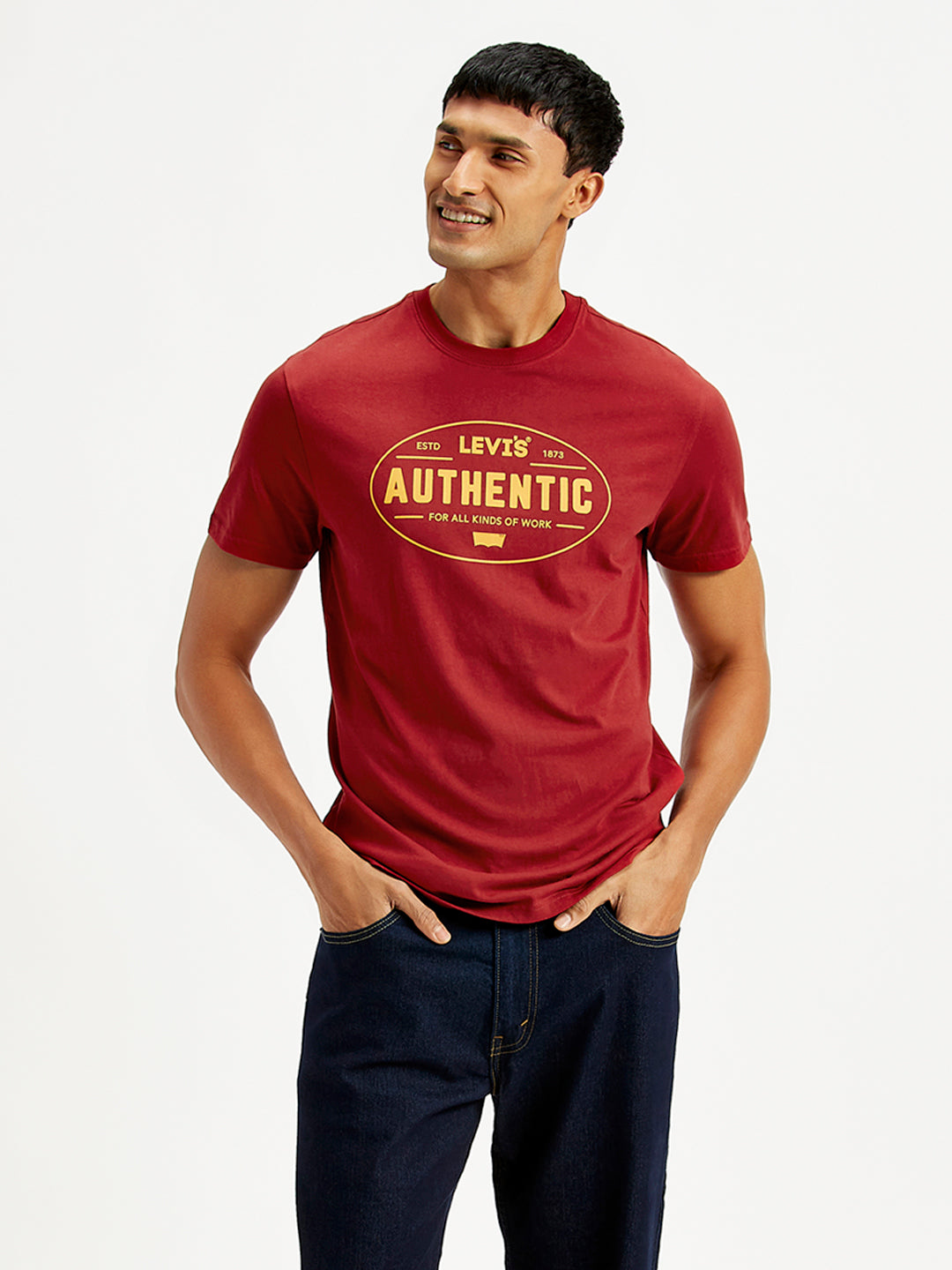 Men's Solid Slim Fit T-shirt