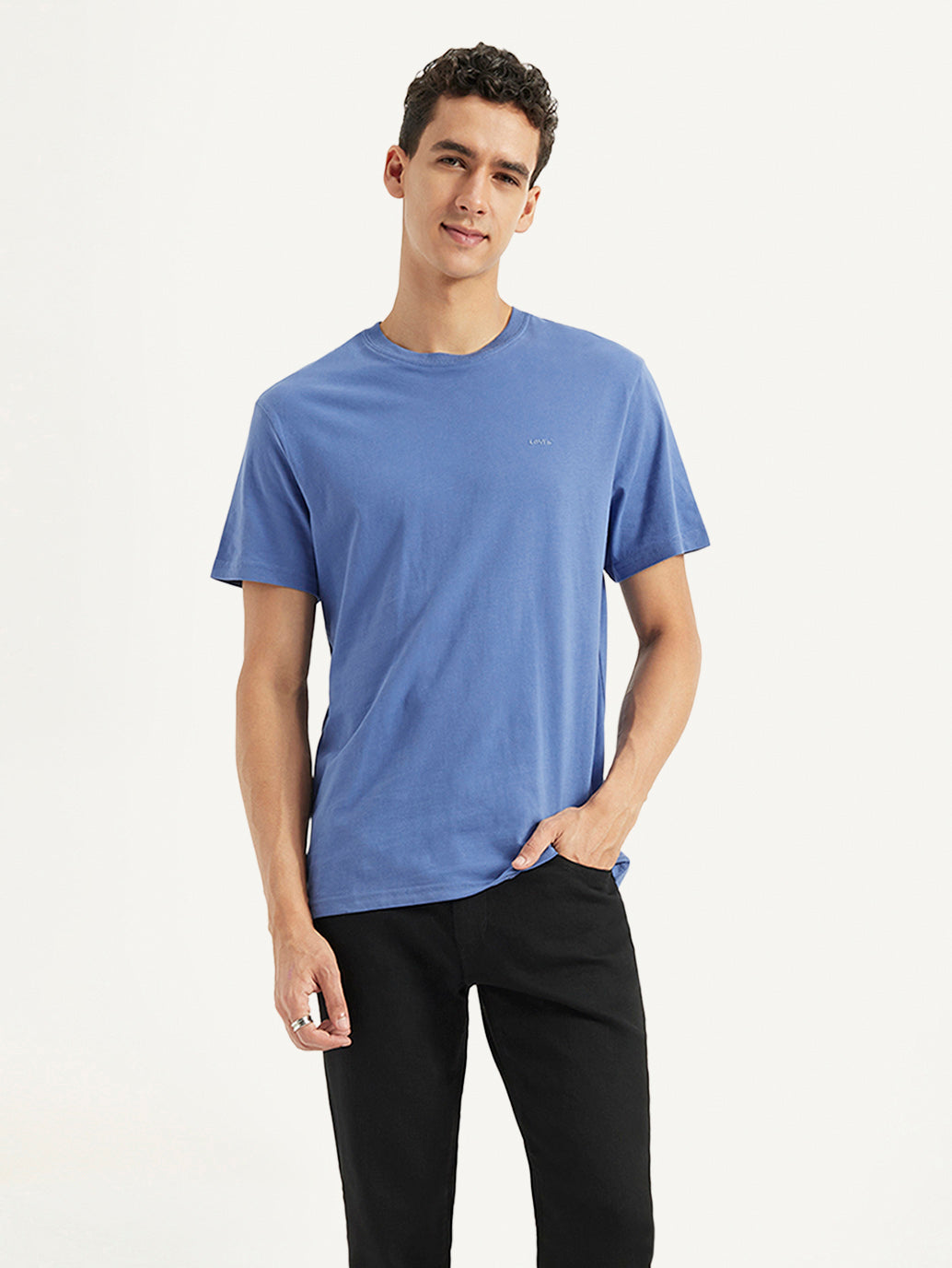 Men's Solid Slim Fit T-shirt - Styleshot View