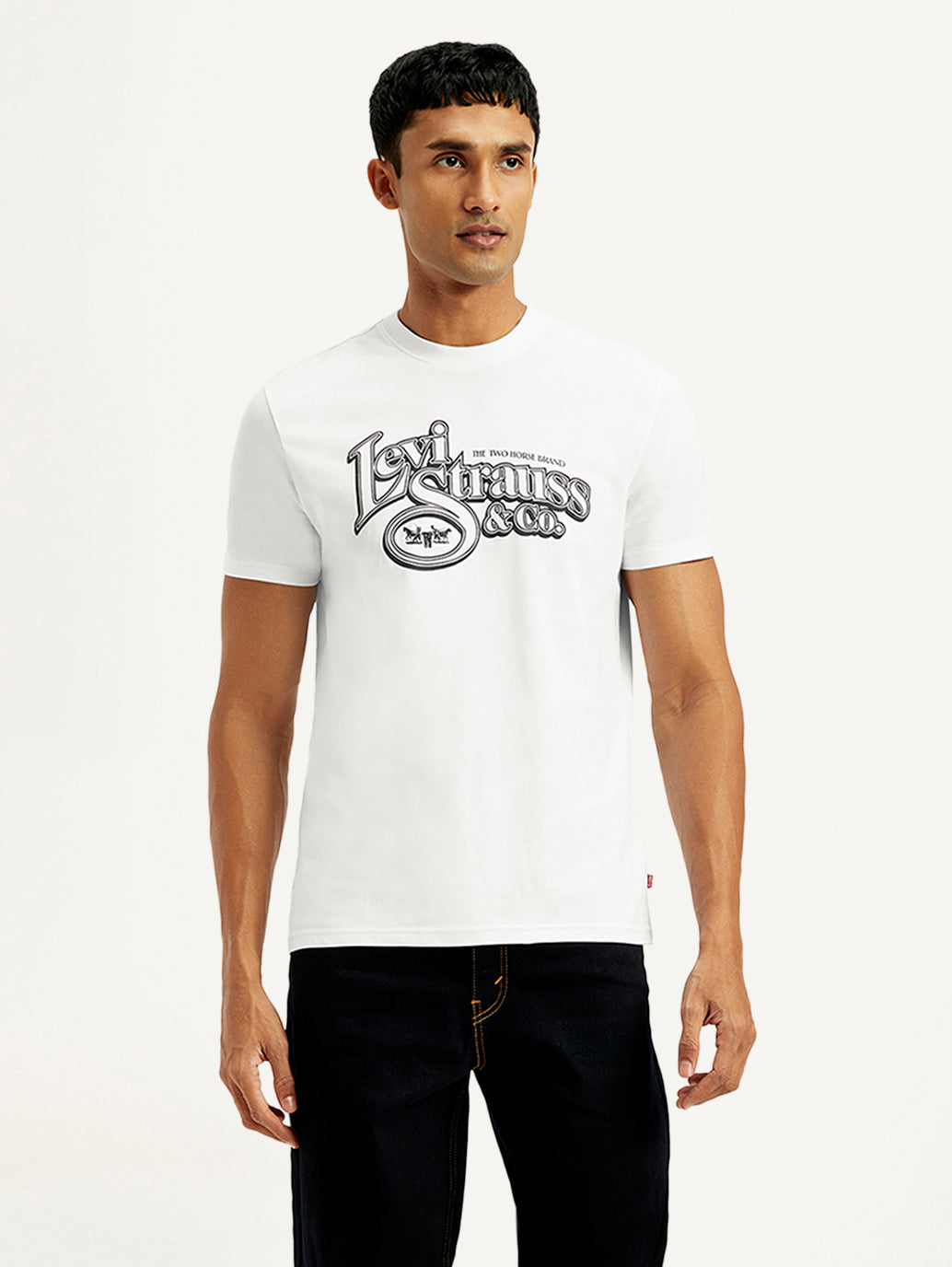 Men's Graphic Slim Fit T-Shirt - Front View