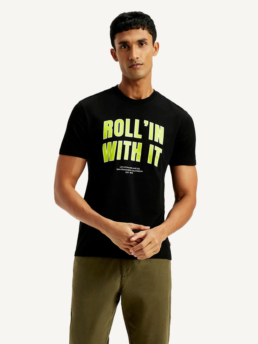 Men's Graphic Slim Fit T-Shirt - Styleshot View