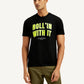 Men's Graphic Slim Fit T-Shirt - Front View