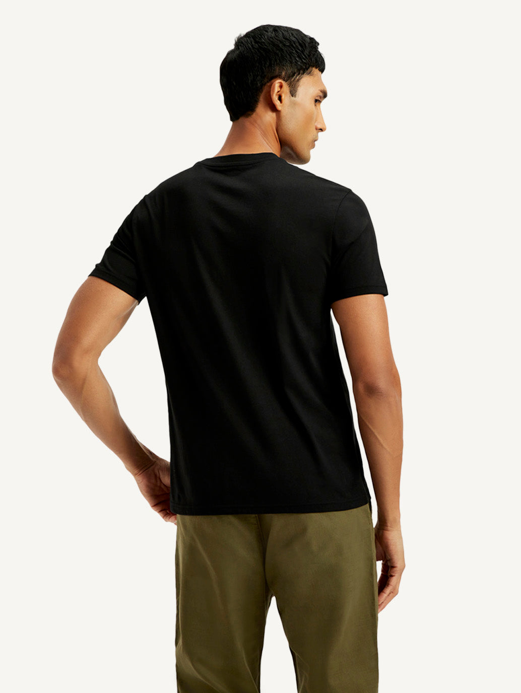 Men's Graphic Slim Fit T-Shirt - Back View