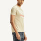 Men's Typographic Print Slim Fit T-Shirt - Side View