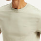 Men's Solid Slim Fit T-Shirt - Detailcopy View
