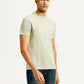 Men's Solid Slim Fit T-shirt - Side View