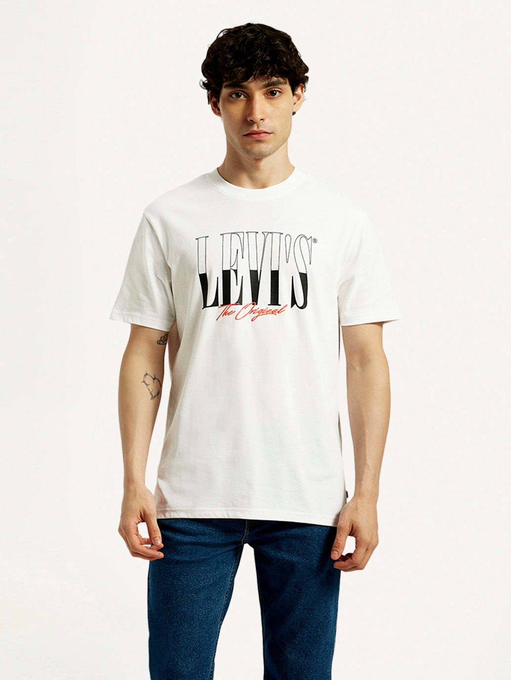 Men's Graphic Slim Fit T-Shirt - Front View