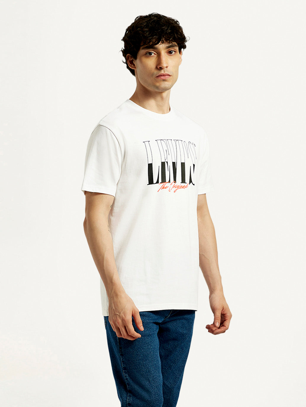 Men's Graphic Slim Fit T-Shirt - Side View
