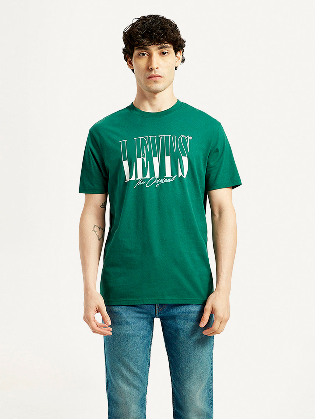 Men's Graphic Slim Fit T-Shirt - Front View
