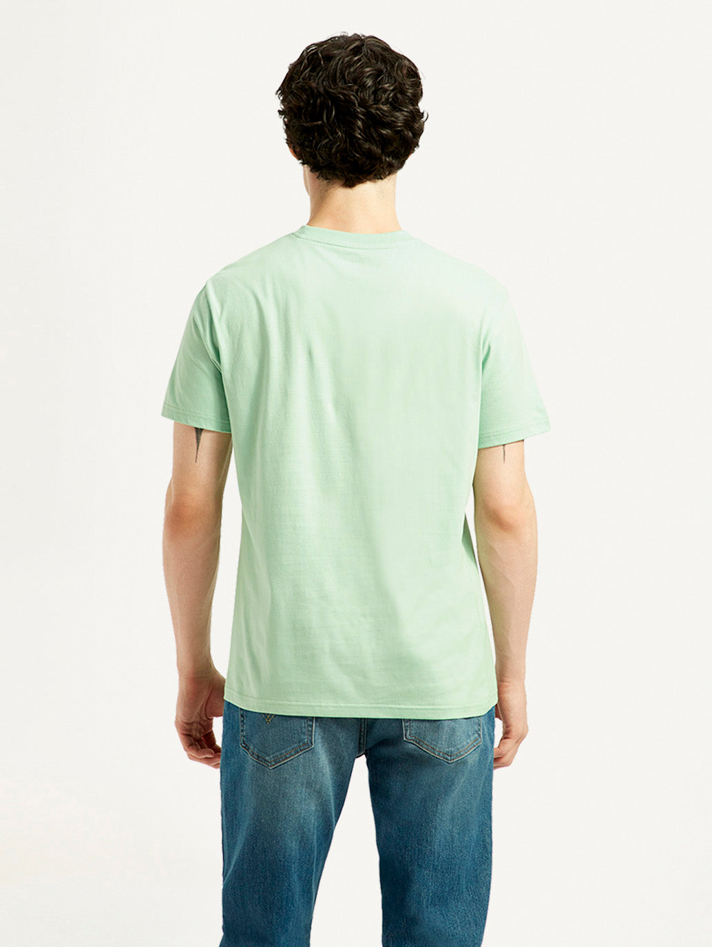 Men's Graphic Slim Fit T-Shirt - Back View