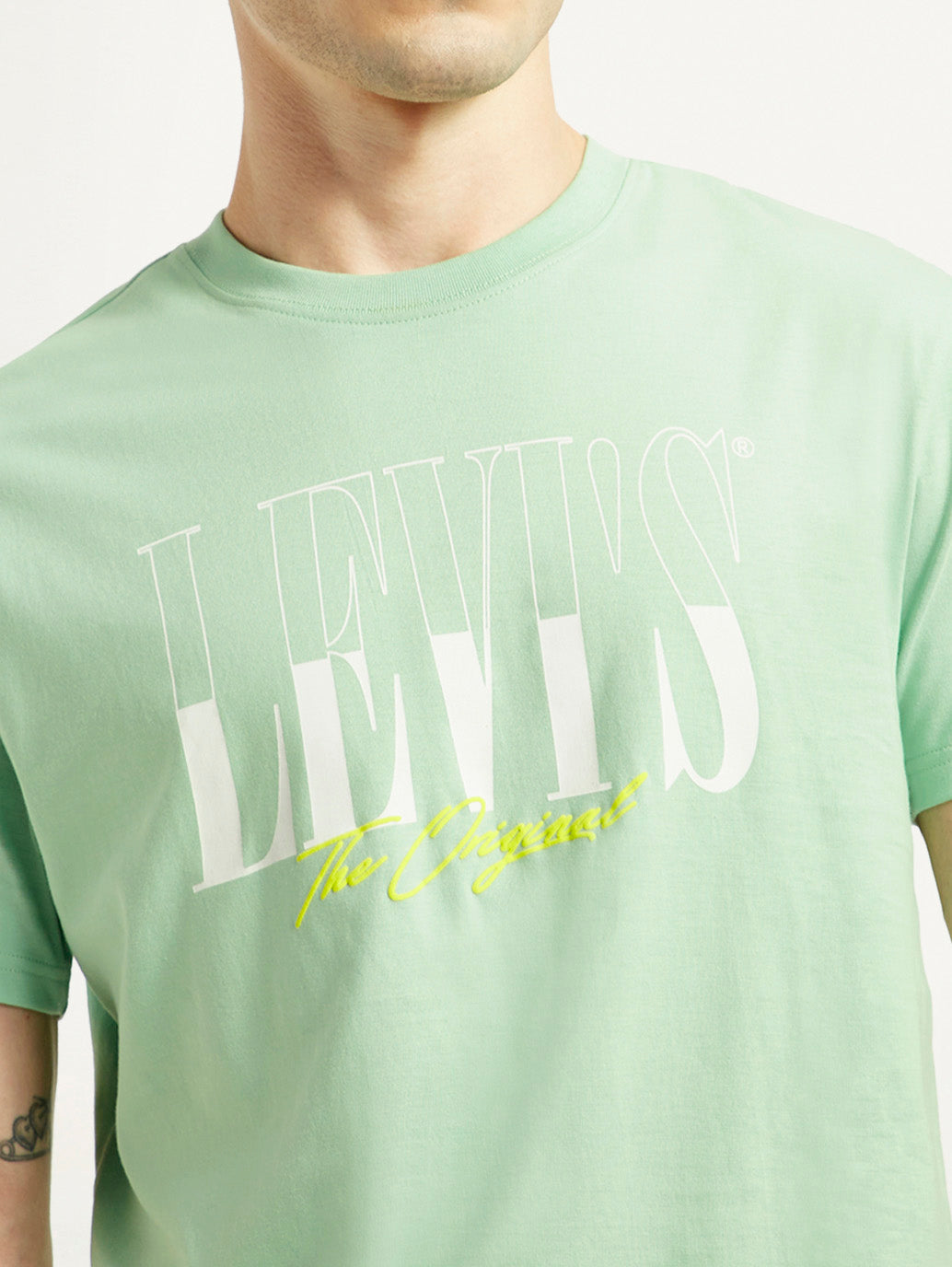 Men's Graphic Slim Fit T-Shirt - Detail View