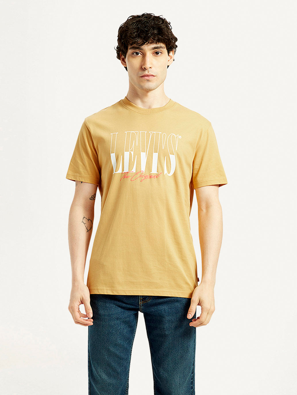 Men's Graphic Slim Fit T-Shirt - Front View