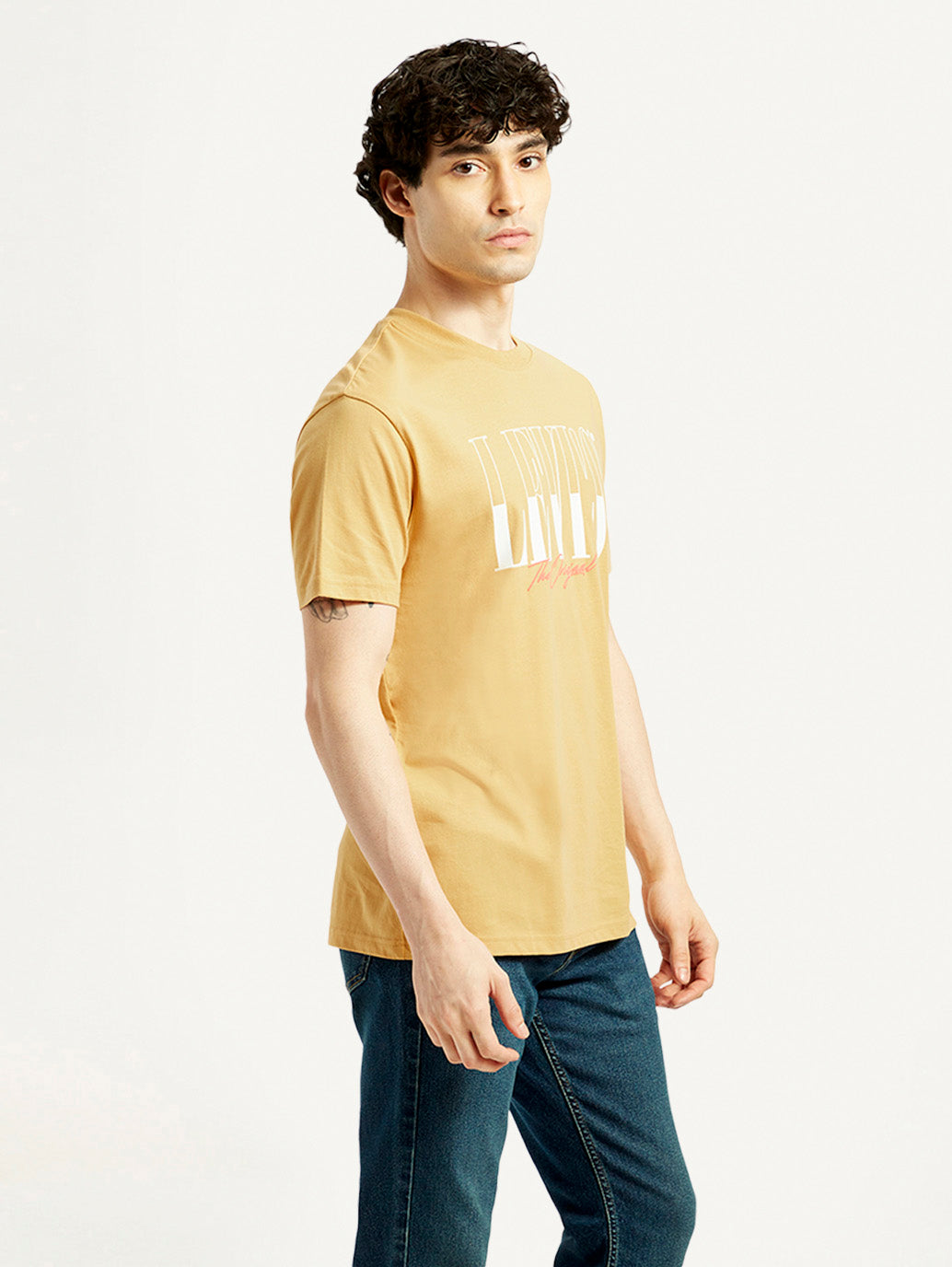 Men's Graphic Slim Fit T-Shirt - Side View