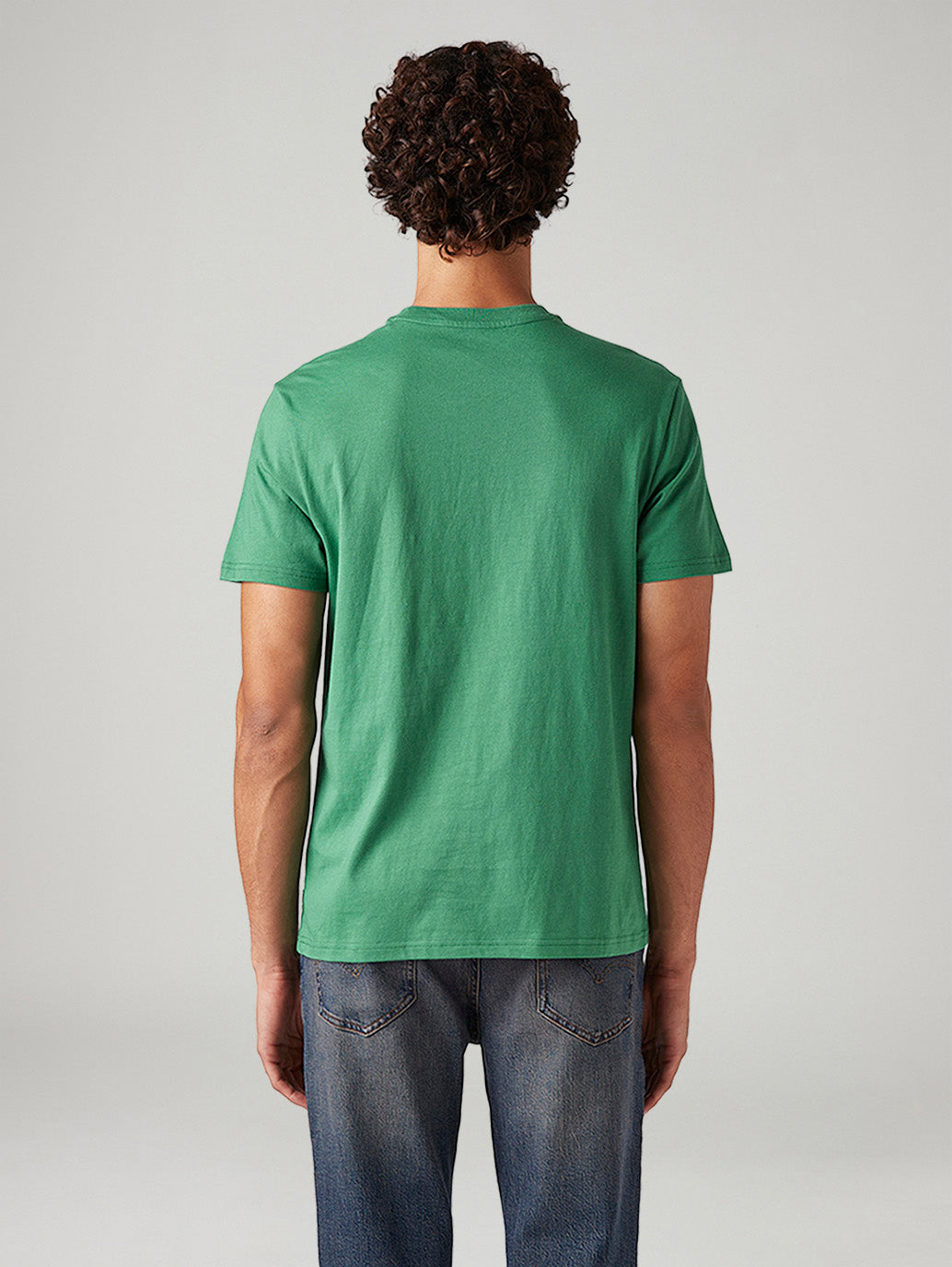 Men's Graphic Print Slim Fit T-Shirt - Back View