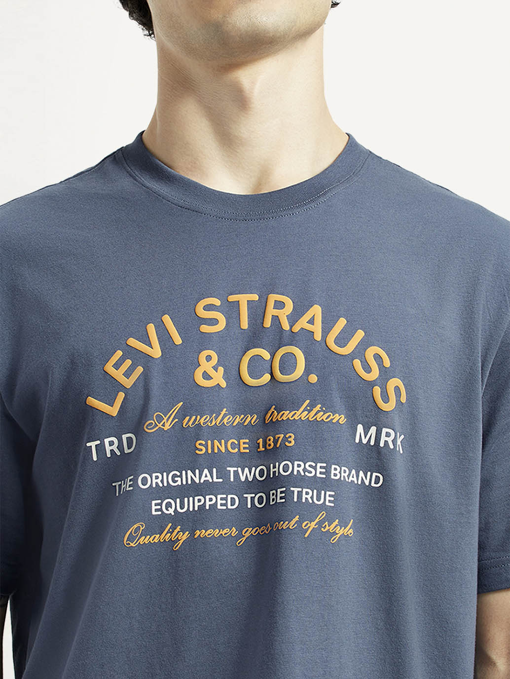 Men's Graphic Slim Fit T-Shirt - Detail View