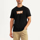 Men's Brand Logo Black Slim Fit T-shirt - Styleshot View