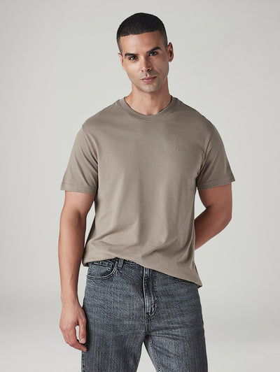 Men's Solid Slim Fit T-Shirt-image-24