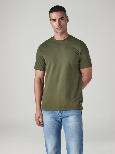levi's Men's Solid Slim Fit Pique T-Shirt-picture-35