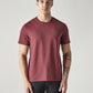 Men's Solid Slim Fit Pique T-Shirt - Front View