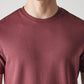 Men's Solid Slim Fit Pique T-Shirt - Detail View