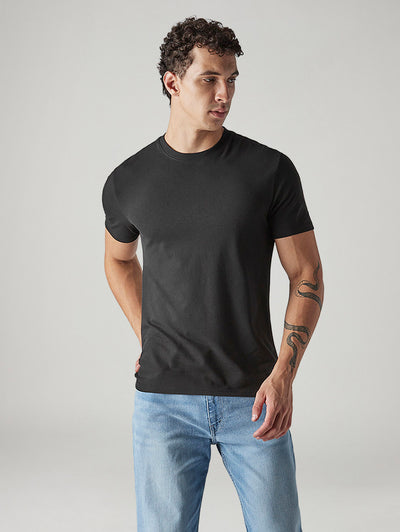 levi's Men's Solid Slim Fit Pique T-Shirt-picture-10