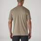 Men's Solid Regular Fit Pique T-Shirt - Back View