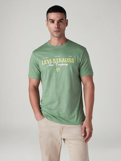 levi's Men's Typography Printed Slim Fit Jersey T-Shirt-picture-30