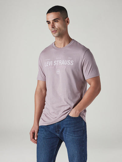 levi's Men's Typography Printed Slim Fit Jersey T-Shirt-picture-29