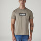 Men's Logo Printed Slim Fit Jersey T-Shirt - Front View